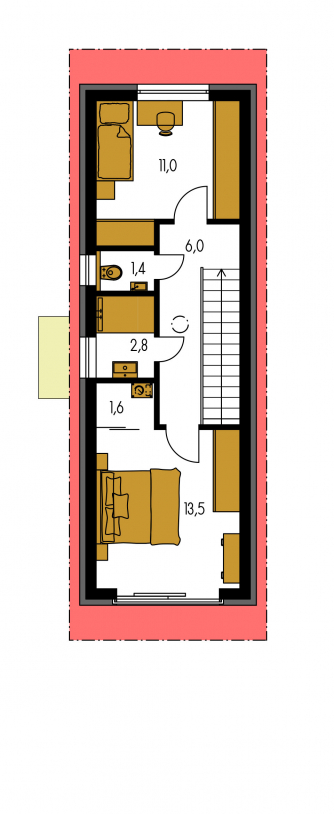 Pianta del secondo piano - ZEN 4